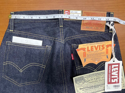 NWT Levi's Vintage Clothing 1954 501ZXX W29xL32 RAW 12Oz Selvedge