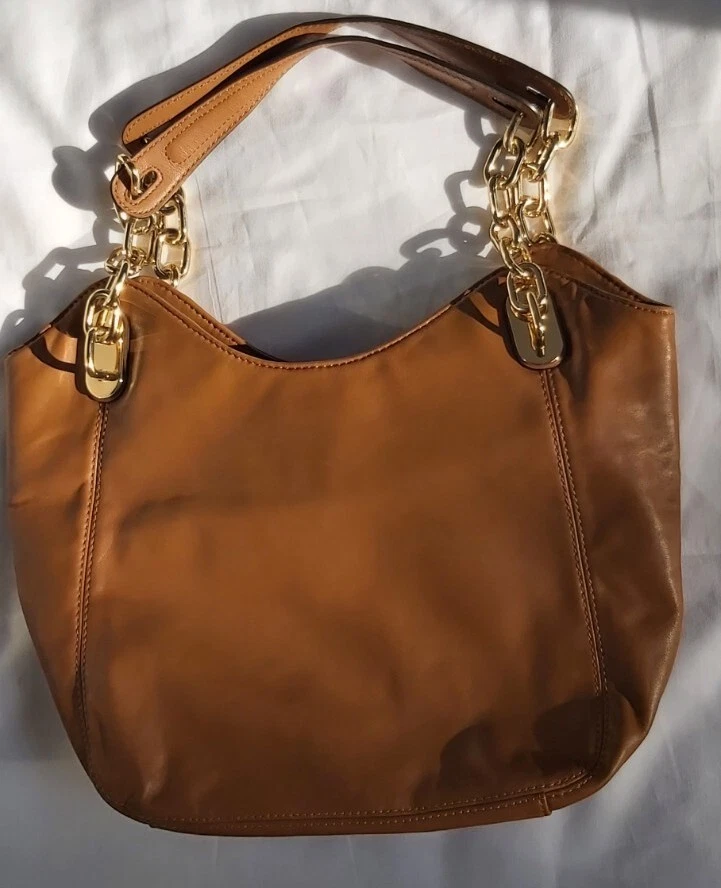 Michael kors tan store hobo bag