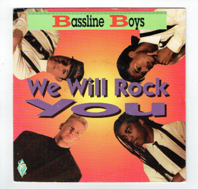 BASSLINE BOYS Vinyl 45T 7'' WE WILL ROCK YOU - JUST FOR FUN - TREMA 410524