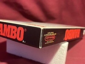 Rambo Nintendo NES 1988 Circle Seal Complete In Box CIB Excellent Condition