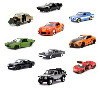 Fast And Furious,Assorted Cars,Collect,Dom/Brian/Letty,Diecast Toy