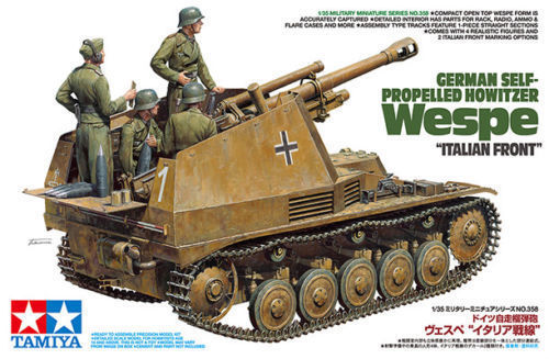 KIT TAMIYA 1:35 CARRO ARMATO GERMAN SELF-PROPELLED HOWITZER WESPE ART 35358