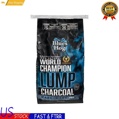 US Hardwoods Lump Charcoal Single Sourced for Heat & Smoke Consistency, 15.4 lbs
