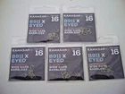 50 x Kamasan B911 Eyed X-Strong Barbless. Size 16  Hooks. Carp & Match Hair Rigs