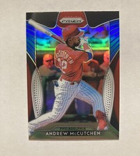 Andrew McCutchen 2019 Panini Prizm Tier III Red White & Blue Prizm #281 Phillies