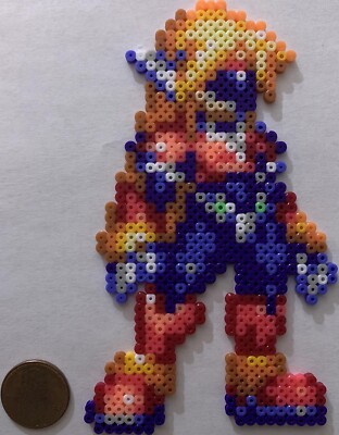 Giro Mega Man ZX Mini Bead Sprite Perler Artkal Pixel Art