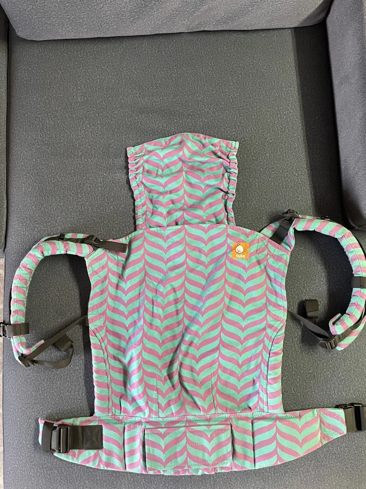 Tula Toddler Woven Wrap Carrier In Migoo Elated Baby Carrier RARE