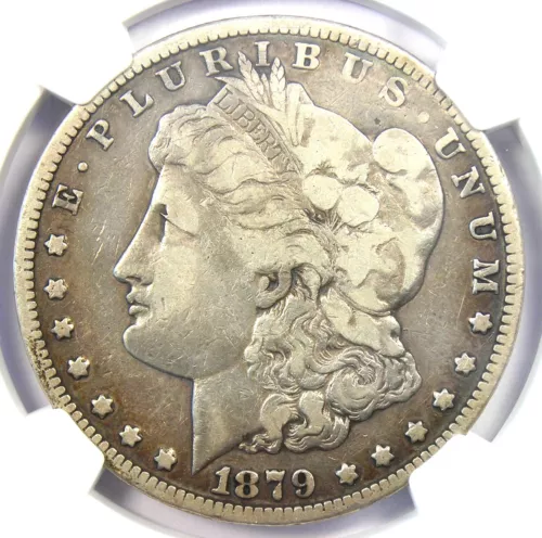 1879-CC Morgan Silver Dollar $1 Carson City Coin - Certified NGC VF Details