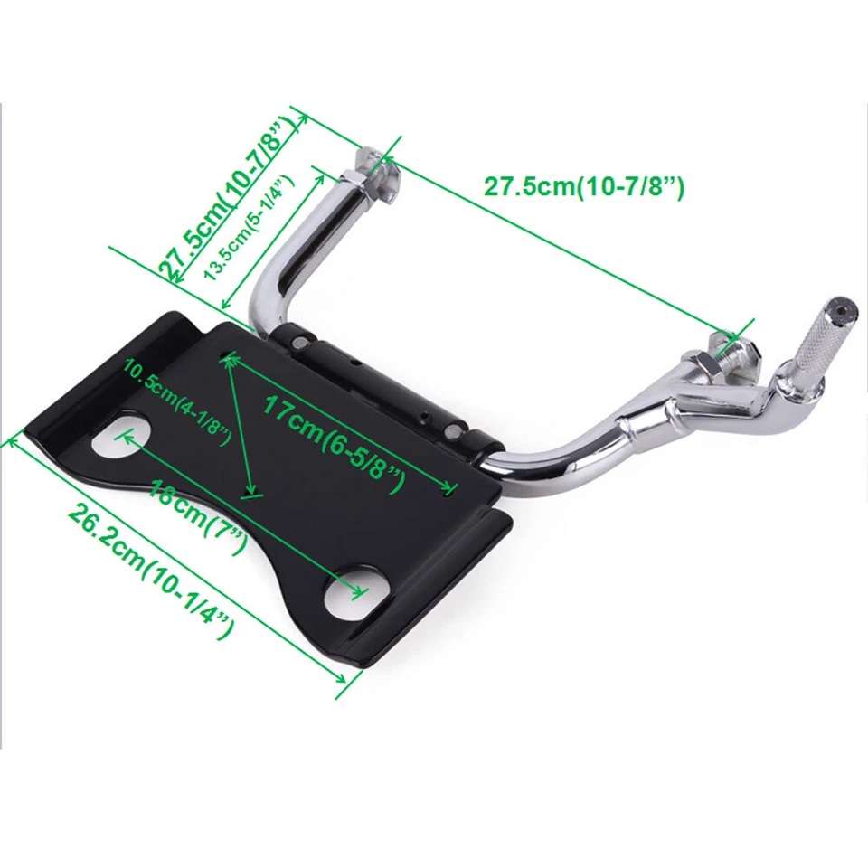 Suporte central ajustável compatível com Harley Touring Electra Street Glide 2009-2023 22 - Imagem 3 de 4