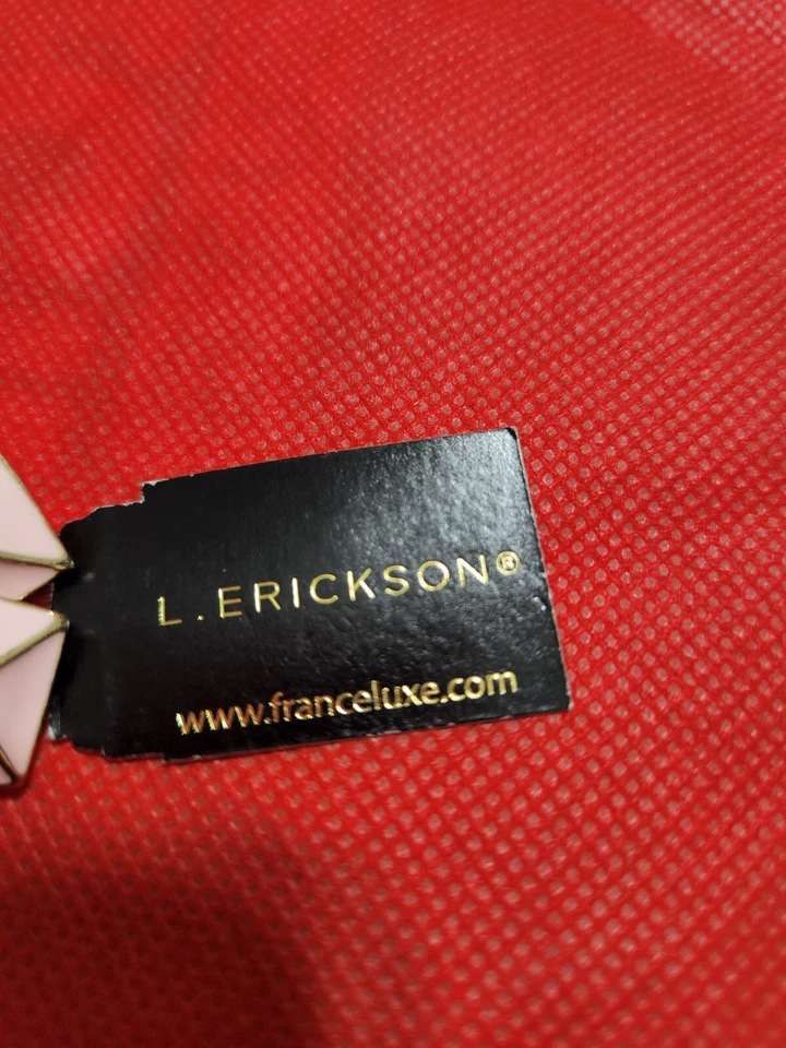 深灰色炭金发夹法国豪华 L. Erickson 搪瓷  — 第 4/4 张图片