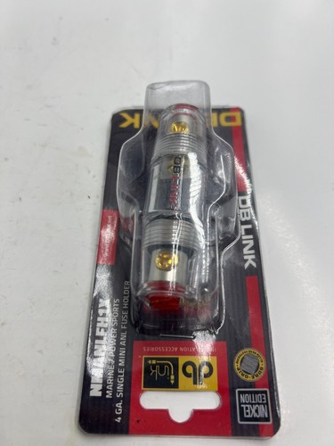 (QTY 2) OEM DB Link NMANLFH1X NICKEL In-Line Mini ANL Fuse Holder - Picture 6 of 7