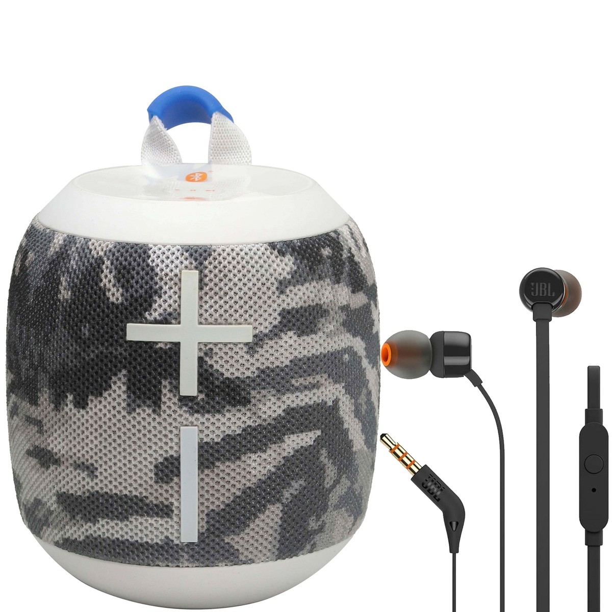 Ultimate Ears WONDERBOOM Bluetooth Speaker Jungle Grey and JBL