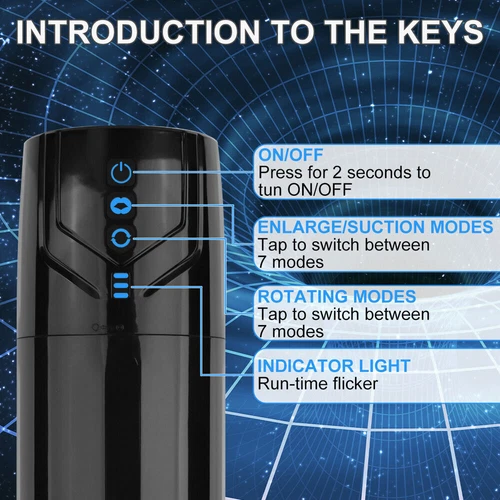 Handsfree Male Masturbaters Automatic Rotation Telescopic Strokers Cup Lubricant - Picture 8 of 25