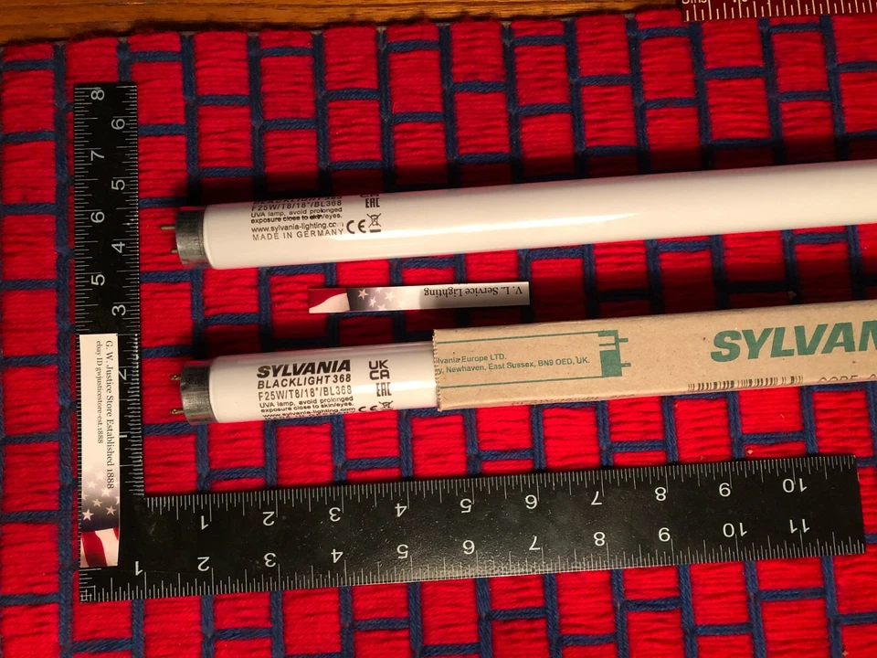 2 BOMBILLAS NUEVAS F25T8/350BL/eco BUG ZAPPER BF75 18" Blacklight 25w F25T8/BL Foto 2 de 4