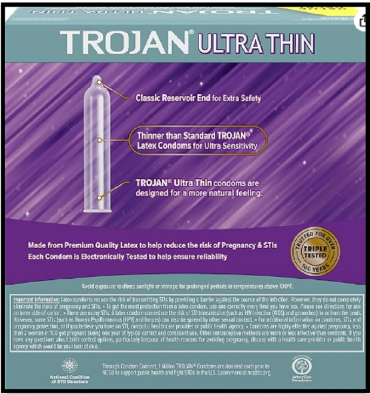 TROJAN Ultra Thin Condoms for Ultra Sensitivity, Lubricated,36 Count Value Pack, | eBay TROJAN Ultra Thin Condoms for Ultra Sensitivity, Lubricated,36 Count Value Pack, | eBay