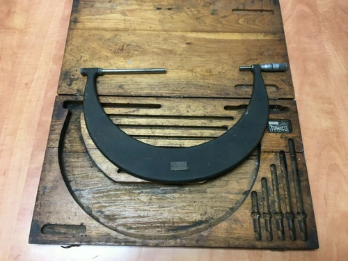 Scherr Tumico Outside Micrometer 6-12" Range .0001" Graduation; READ