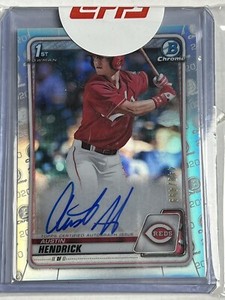 2020 Bowman Chrome Draft Autographs Refractors #CDAAH Austin Hendrick /499