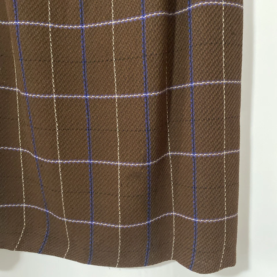 Carlisle vintage? Saia de tweed marrom tamanho 10 forrada desgaste de carreira cores outono inverno - Imagem 4 de 4