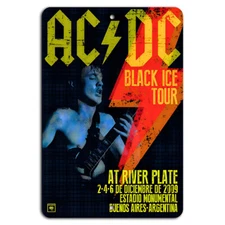 AC/DC Black Ice Tour at River Plate 2009 Metal Sign