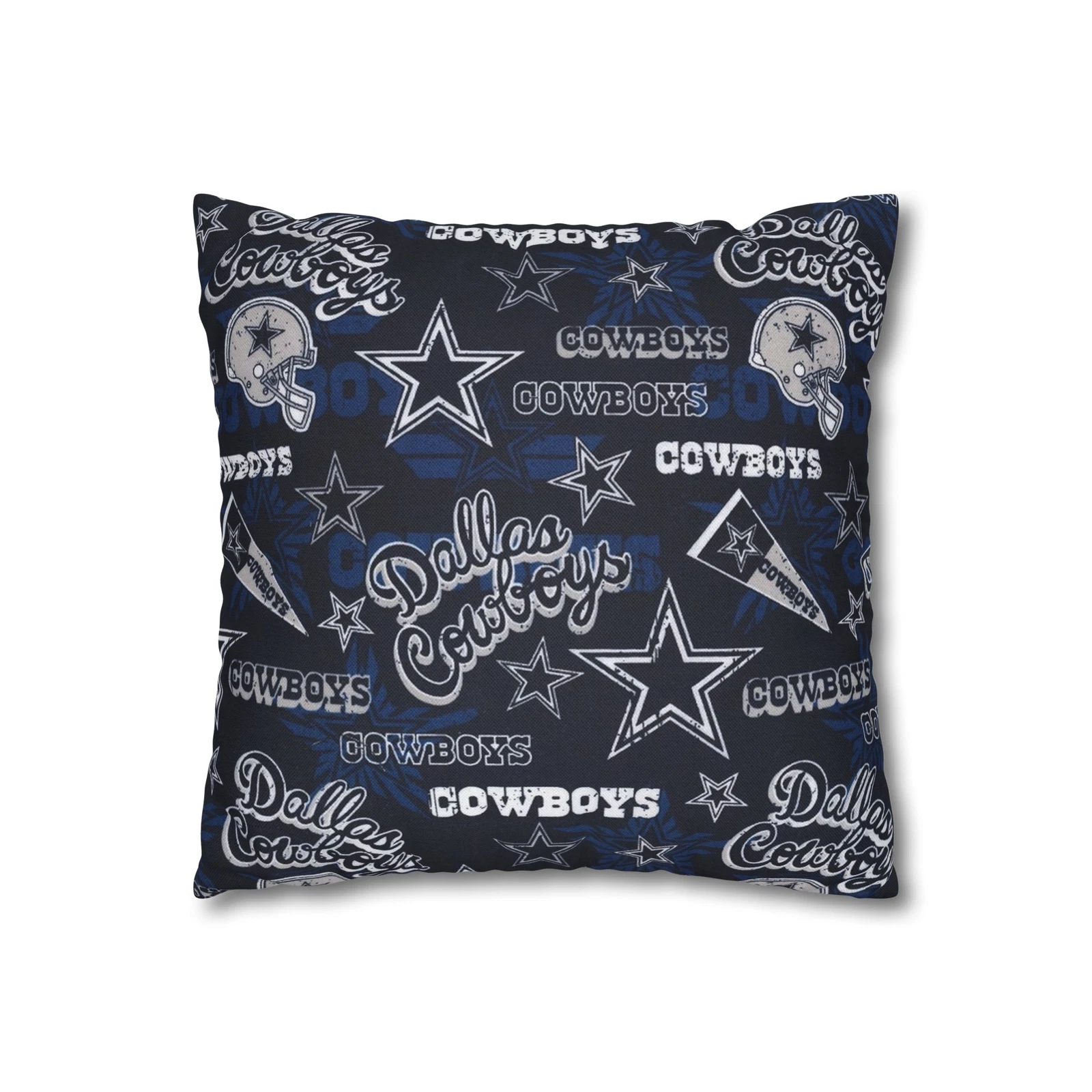 Dallas Cowboys Spun Throw Pillowcase