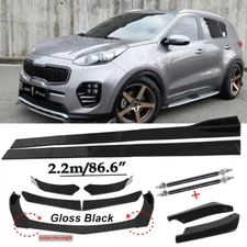 Front Bumper Lip Spoiler Splitter Car Body Rear For Kia Sportage Body Kits