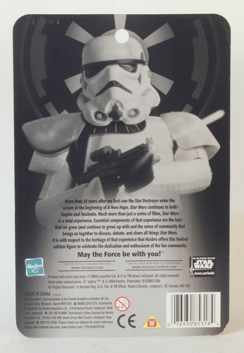 Star Wars Anniversary Edition Silver Sandtrooper SDCC Excusive 2004 Hasbro - Picture 2 of 2