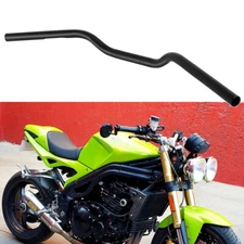 7/8" 22mm Rise Drag Handlebar Tracker Black For Triumph Speed Triple Speed Twin