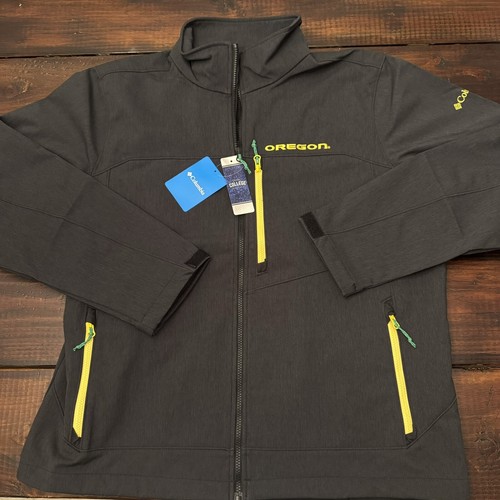 Columbia Oregon Ducks Ascender II Softshell Jacket $100 Size XL Mens