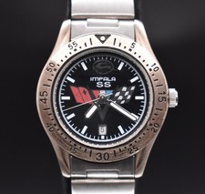 GM Chevrolet IMPALA SS Date Women's Watch Official TX0298 Stainless NEW BATTERY