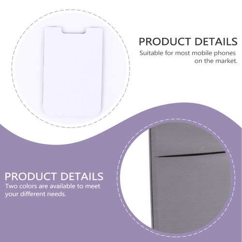 2Pcs Phone Case Back Wallet Holder Storage Holder Phone Container Phone Wallet - 第 2/12 張圖片