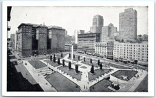 Postcard Union Square San Francisco California USA North America