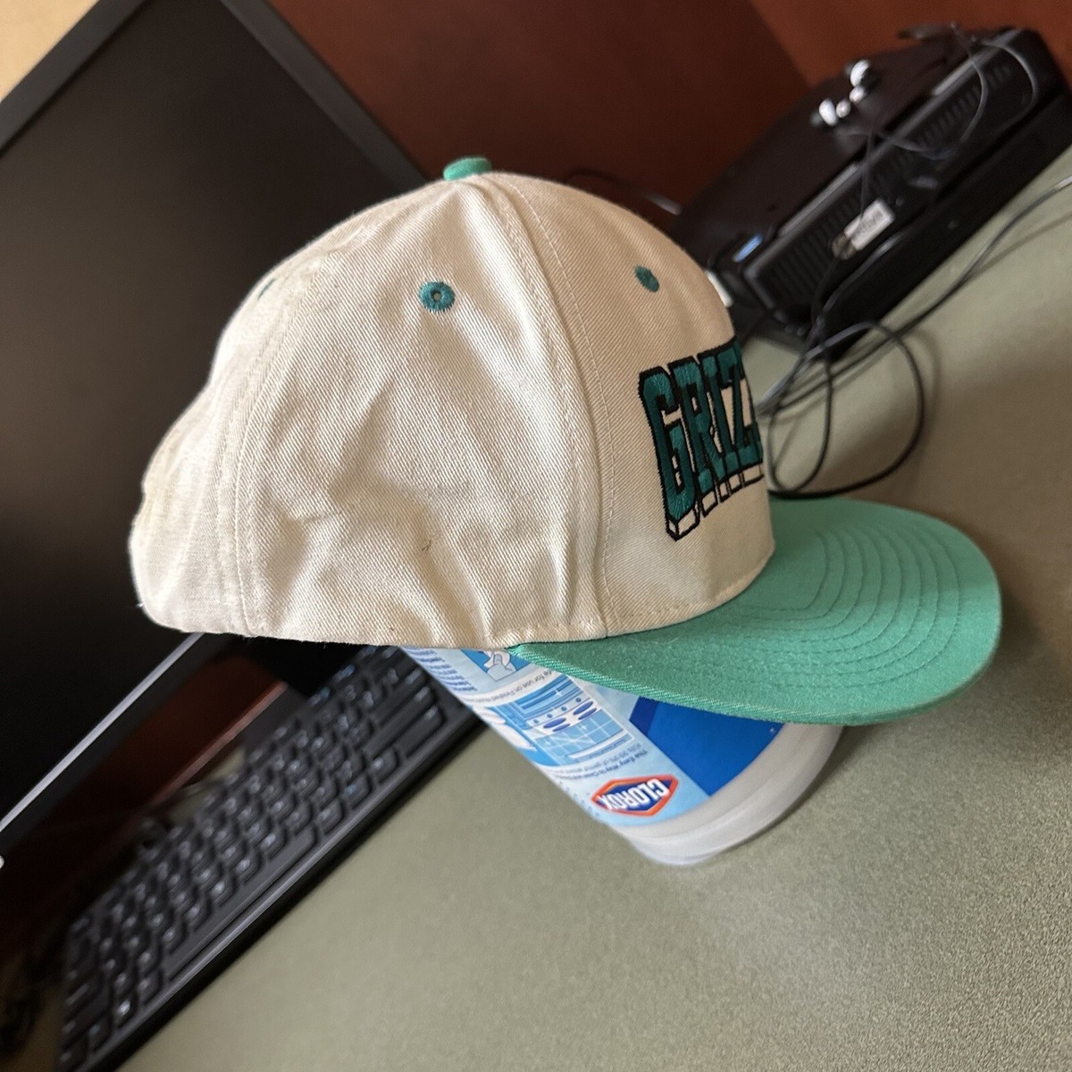 Hardwood Classics Adidas Tisa Vancouver Grizzlies SnapBack Hat Cap