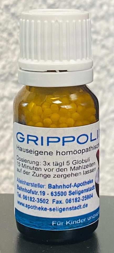 BAHNHOF-APOTHEKE Grippolind Globuli - klassische Homöopathie aus dt. Traditionsapotheke