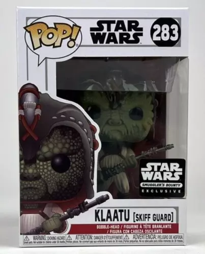 Disney Lucas Star Wars ROTJ Smuggler's Bounty Funko Pops Klaatu Skiff Guard #283