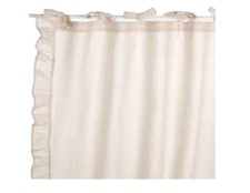 Tenda lunga con gallette Frill Blanc Mariclo Basic Curtans 150x300cm 100% cotone