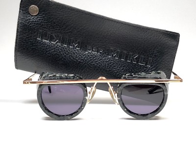 MINT VINTAGE ALAIN MIKLI 4102 614 CAMOUFLAGE GREY LENSES 80S