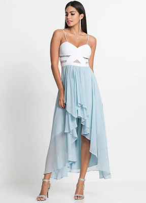 Ladies Dipped Hem Occasion Wear Dress by Bodyflirt Sz UK 12 BNWT 