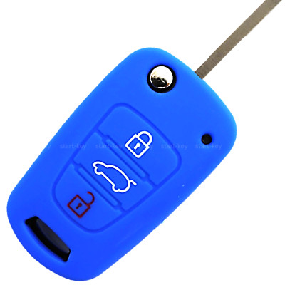 Auto Schlüssel Silikon Cover Hülle für Hyundai I20 I30 IX35 IX20 Veloster Eon 08