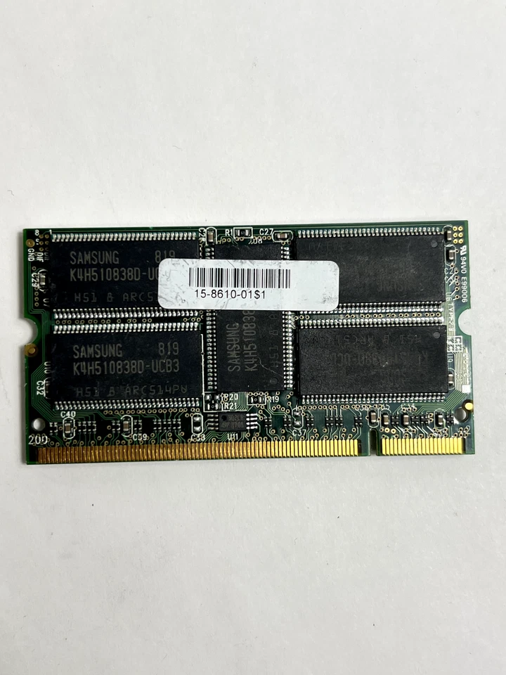 STEC Cisco CIS-15-8610-01 1GB PC2100D DDR-266MHz ECC 200-Pin SoDimm MemoryModule - Image 2 of 4
