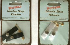 Nortexx Bra Shoulder Strap Retainer Cami-catch Safety Pin White or Black 1 Pair