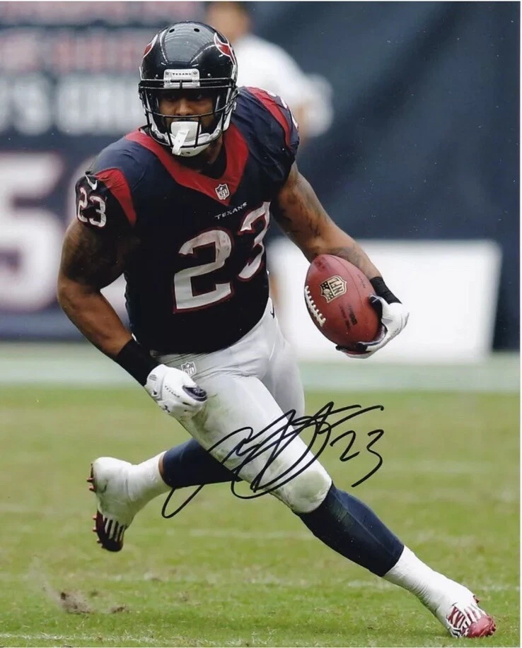 Camiseta cosida Nike Houston Texans Arian Forster talla 40 Foto 2 de 4