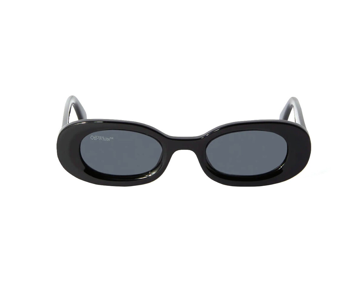 NEW Off White Amalfi Black Oval OERI087 Sunglasses AMALFI OERI087 1007 – Hall of Frames Company main image 2