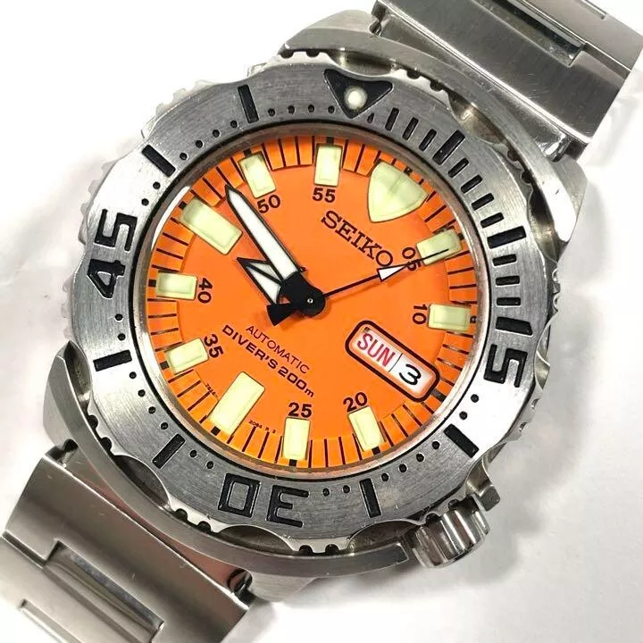 SEIKO 7S26-0350 SKX781 Orange Monster Diver 1st Gen 200m | eBay