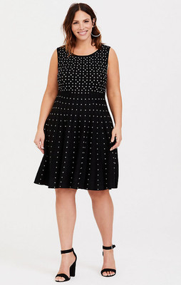 sweater skater dress