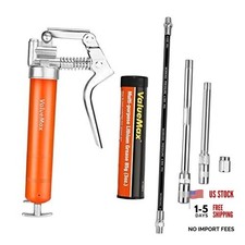 Mini Grease Gun Kit (3500 PSI) with 3 OZ Grease, 12'' Flexible Hose, 5'' & 3OZ