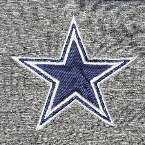 NFL Dallas Cowboys LS grau Viertelreißverschluss sportlicher Pullover - Größe Small - Bild 3 von 8