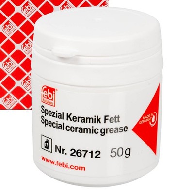 febi 26712 Hochtemperaturschmierstoff Spezial Keramikfett Spezialfett weiß 50g