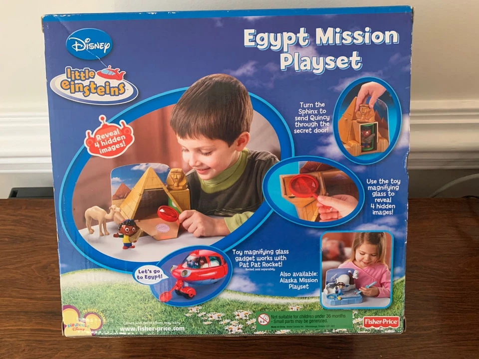 Disney Little Einsteins Egypt Mission Juego Quincy Camel Lupa Nuevo en Caja Foto 3 de 4