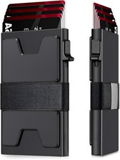 Automatic Pop-Up Card Wallet- RFID Blocking Pop Up Credit Card Holder for Men