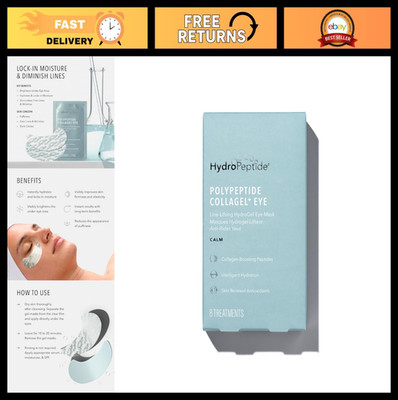 Hydrating Hydrogel Eye Masks for Dark Circles, Line-Lifting Under Eye Patches, 8